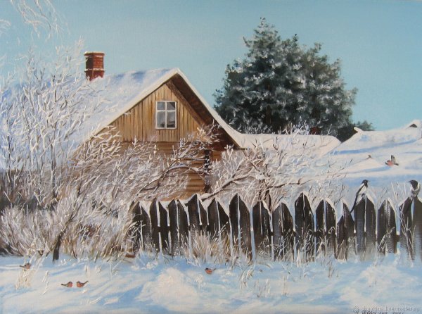 Сказочный зимний леслес