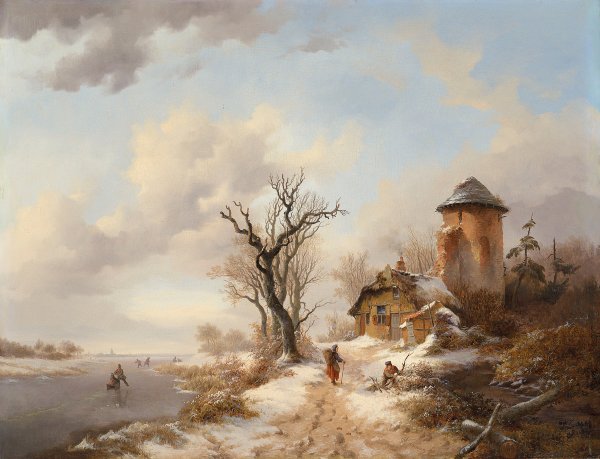 Фредерик Маринус Круземан - голландский пейзажист