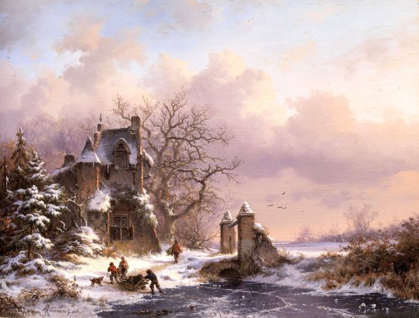 Нидерландский художник Баренд Корнелис Куккук 1803 1862