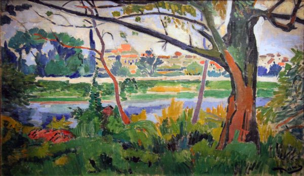 Андре дерен пейзаж близ Шату