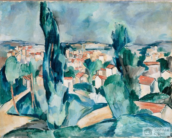 Морис Вламинк. Городок Сюрен, 1909г.
