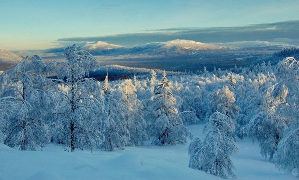 Природа Урала зимой