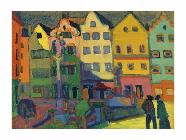 Кандинский Василий Васильевич Мурнау, дом на Обермаркт