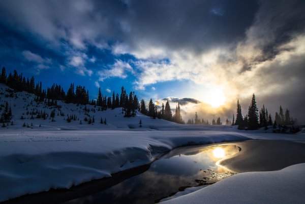 Белоснежная зима