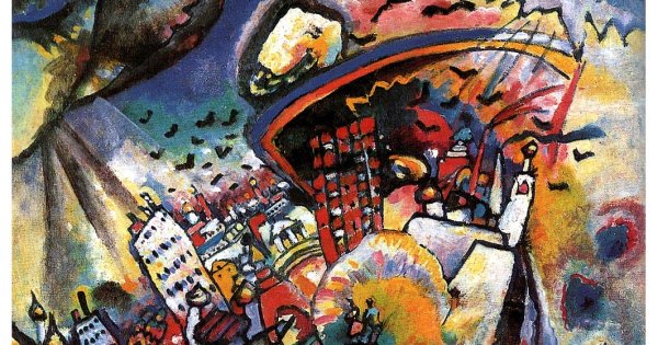 Кандинский Василий Васильевич осень в Мурнау 1908