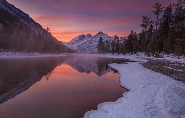 Горный Алтай зима