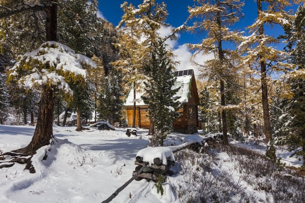 Алтай горы Белокуриха зима