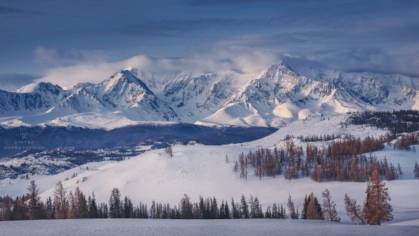Северо-Чуйский хребет Алтай зима