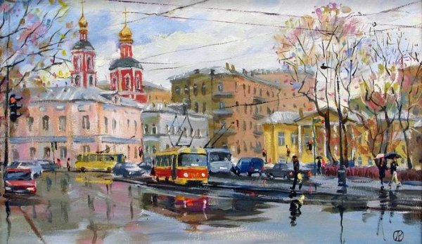 Художник Владимир Орлов Никитская улица