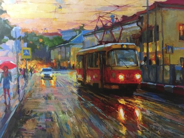 Художник Владимир Орлов Никитская улица