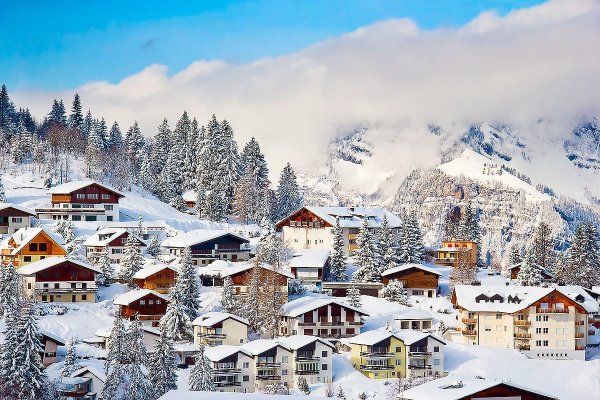 Альпийские деревни в Швейцарии