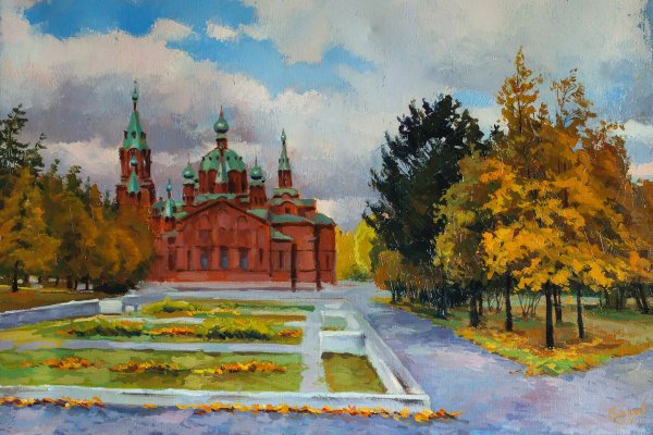 Церковь Александра Невского Челябинск рисунок