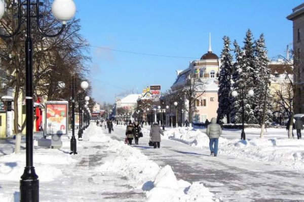 Пенза Московская улица зимой