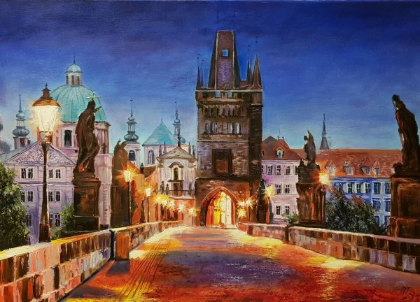 Староместская площадь репродукция Прага