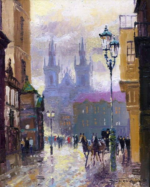 Юрий Шевчук художник Прага картины