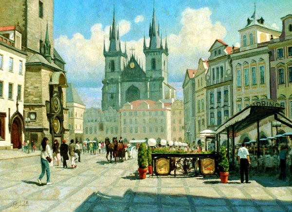 Староместская площадь репродукция Прага