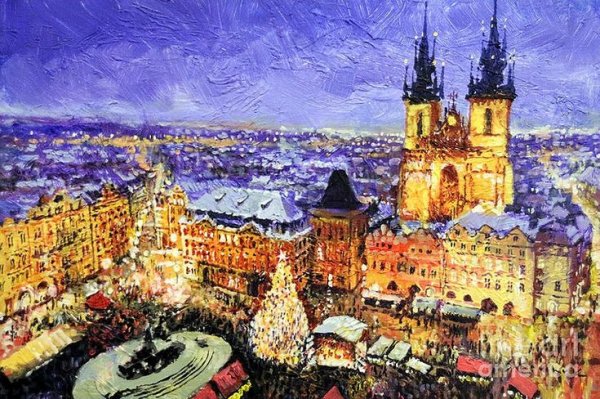 Юрий Шевчук художник Прага картины