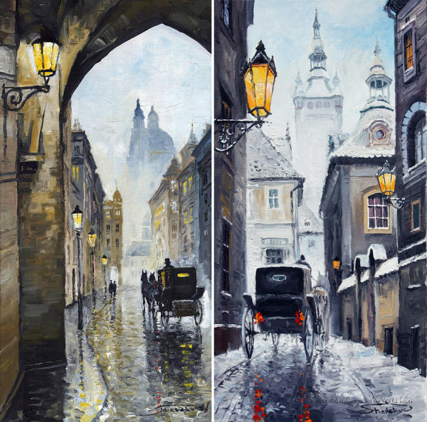 Юрий Шевчук картины Прага