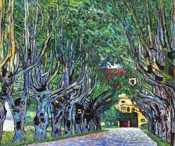 Густав климт аллея в парке