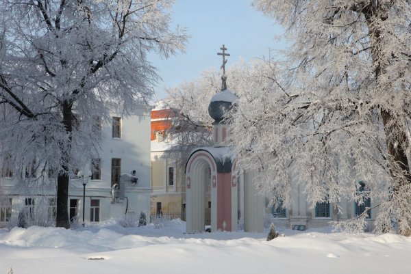 Зима Тамбов храм