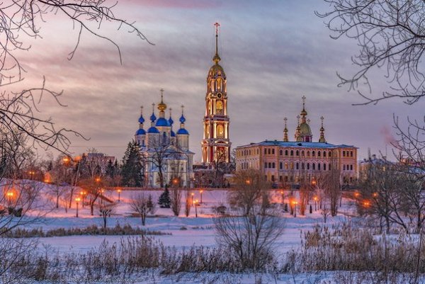 Город Тамбов зимой