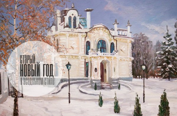 Усадьба Асеевых Тамбов зимой