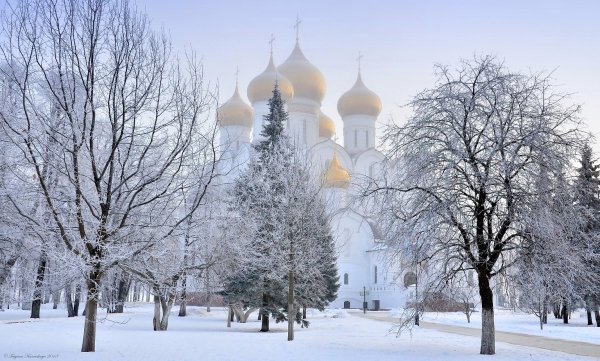 Ярославль Успенский собор зима