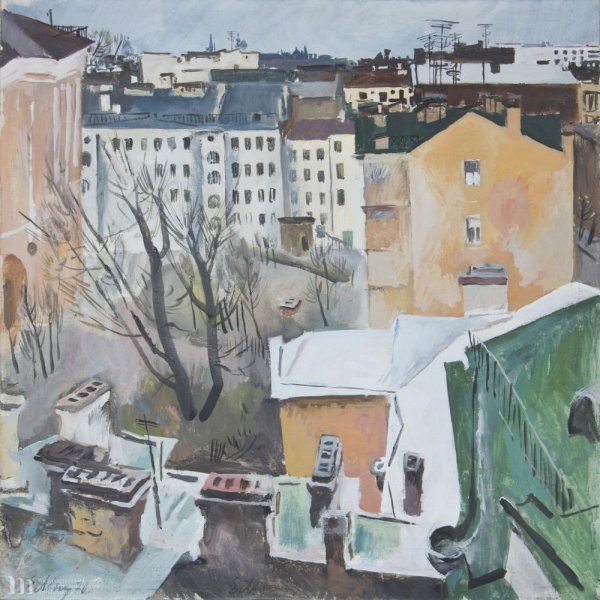 Евсей Евсеевич Моисеенко городской пейзаж