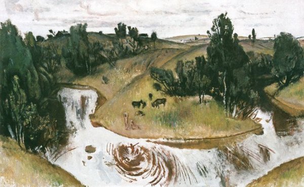 Евсей Моисеенко пейзажи