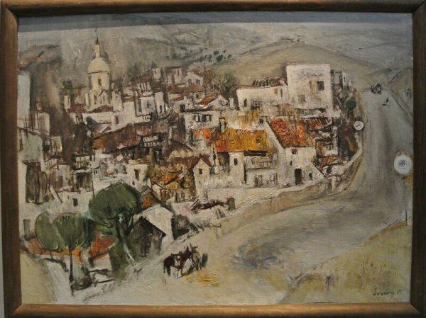 Е.Е. Моисеенко живопись старый город