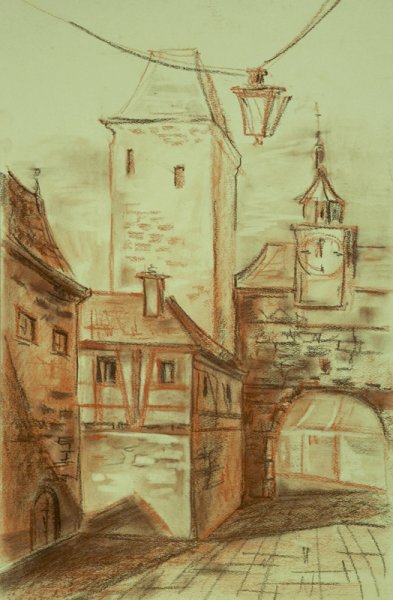 Графика сангина