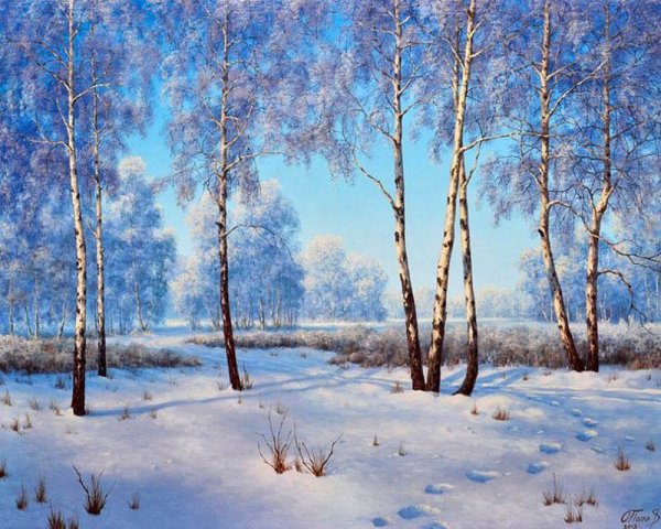 Художник Олег потас пейзажи