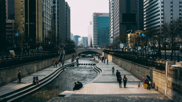 Южная Корея Сеул улицы