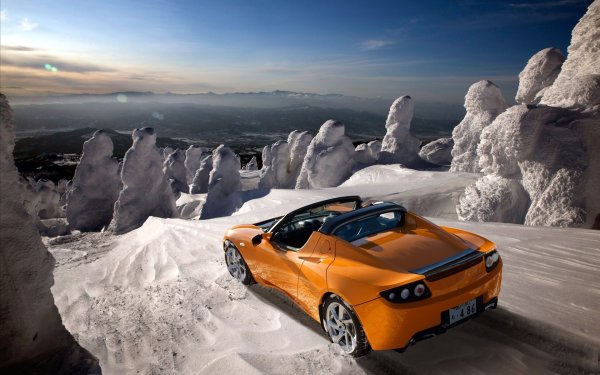 Tesla Roadster обои