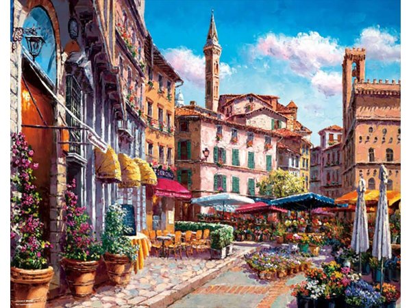 Городской пейзаж Флоренция живопись