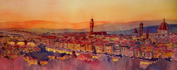 Виды Флоренции картины