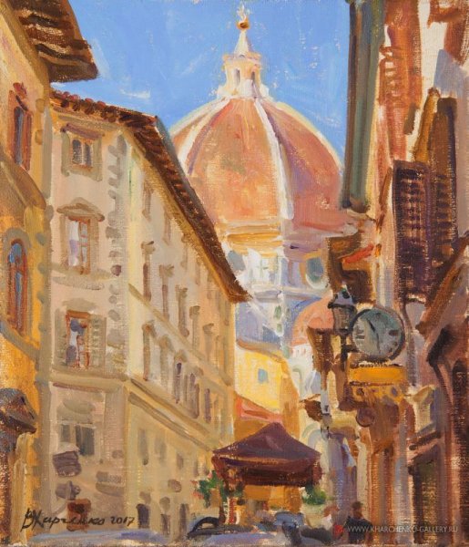 Улочки Флоренции живопись