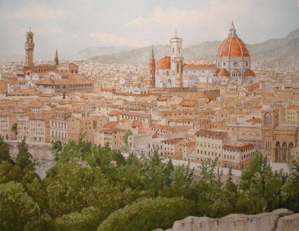 Итальянские пейзажисты Флоренция