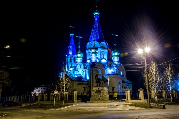 Архитектурный пейзаж карандашом