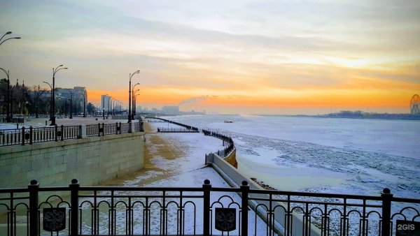 Набережная реки Амур Благовещенск