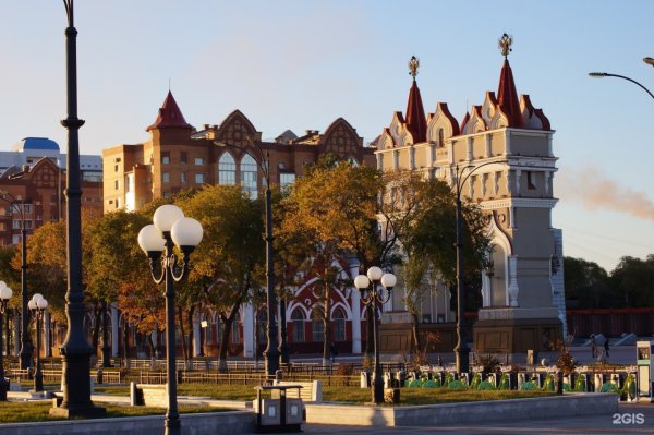 Площадь Благовещенска Амурской области