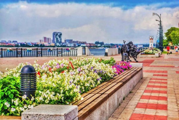 Благовещенск набережная Ротонда