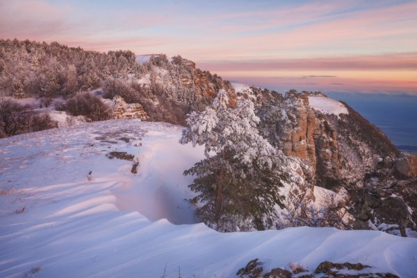 Любимовка Крым зима