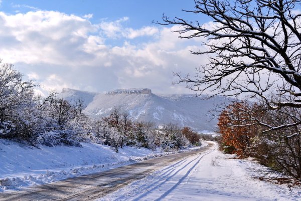 Зимние пейзажи Крыма