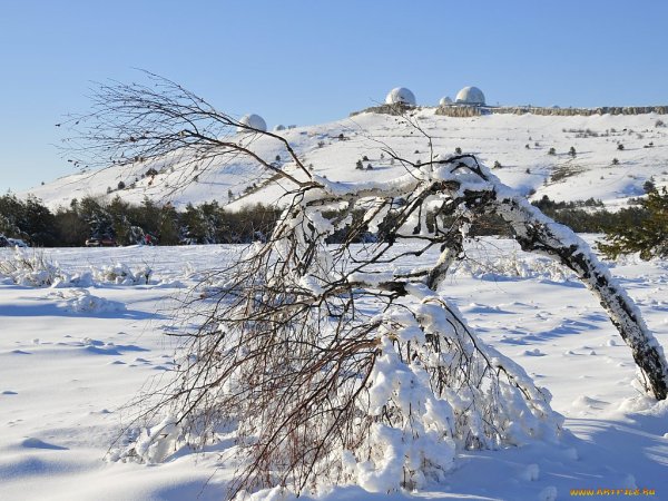 Пейзажи Донбасса зима