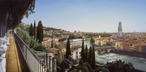 Ричард Эстес Фотореализм картины