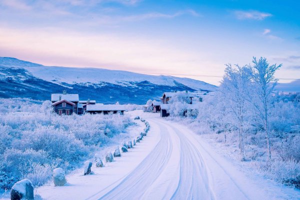 Снежная дорога