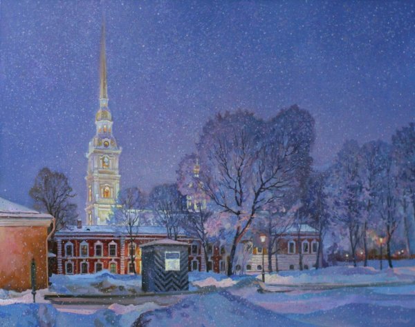 Сергей Ляхович художник зима