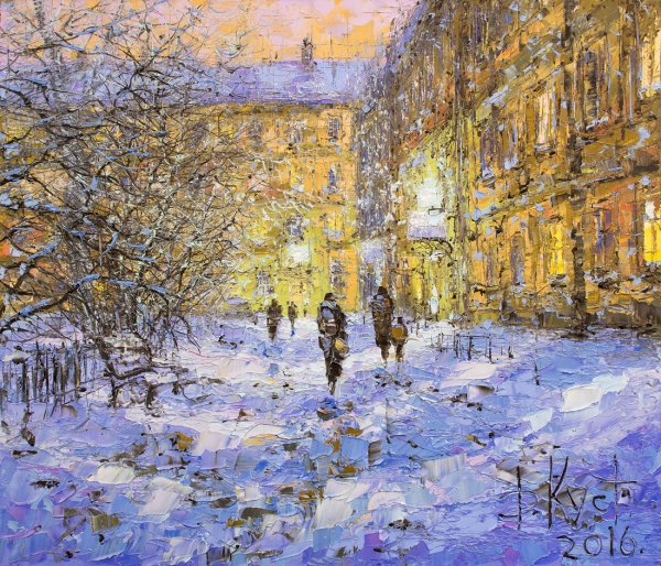 Азат Галимов Петербург зима