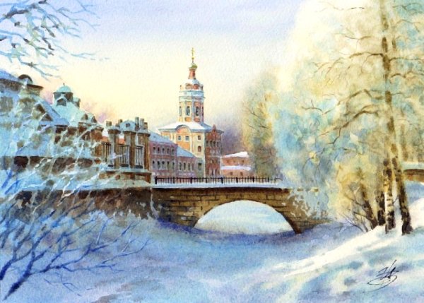 Художник Азат Галимов (Санкт-Петербург лето) картины